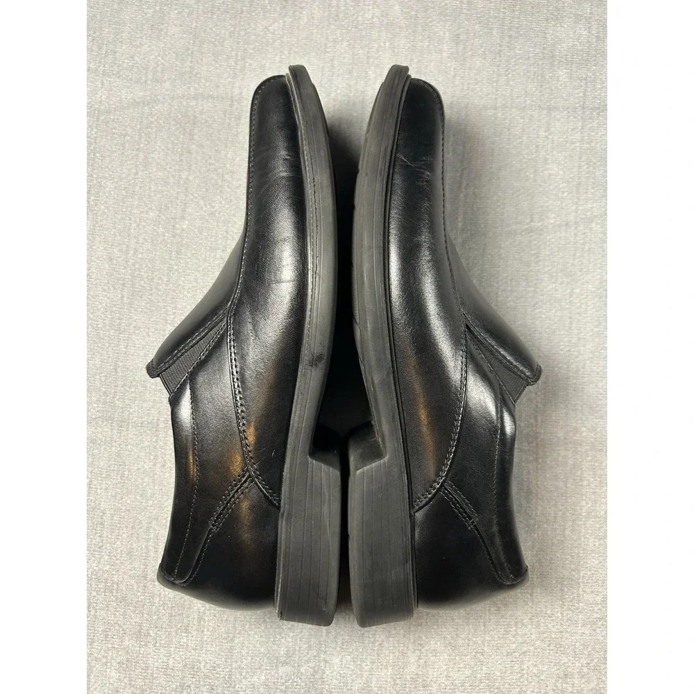 Bostonian Flexlite Wenham Black Leather Slip-On Dress Shoes Men's Size 10.5 M